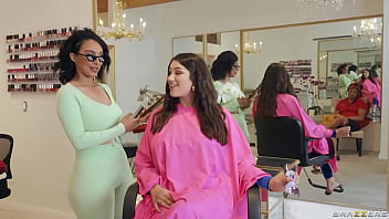 Beauty Salon Boner Bonanza - Alyx Star, Lauren Pixie / Brazzers  / stream full from www.zzfull.com/bonanza