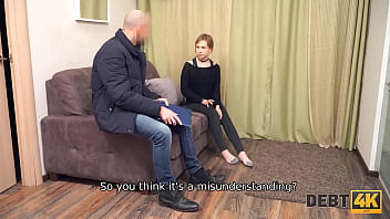 DEBT4k. Sex with loan shark is the only way for minx to avoid problems