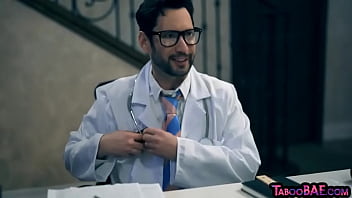 Busty MILF pussyfisted and fucked by doctor after pussy exam