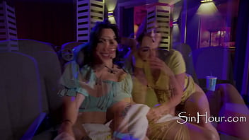 Hot Ass CisGirl &amp_ Sexy Trans Girl Ditch Dates To Fuck Eachother