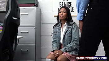 ShoplyfterXXX - Security officer Jovan Jordan catches naughty thief Jada Kai stealing clothes from the store she has to suck his cock and open her pussy to get fucked and released