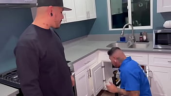 Straight Plumber Fucks Customer