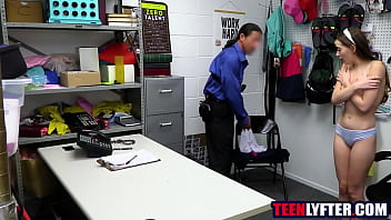 Hot teen student fucked by cop for stealing dildo