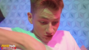 Fakehub Originals - Teen at Halloween College house party sneaky pumps a pumpkin before hot sexy Thai girl in cosplay leaves the party to offer up her tight wet pierced pussy