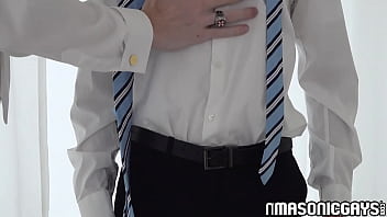 Master LeGrand Wolf command teen apprentice Jack Andram to come to him. LeGrand start touching and doing some ritual with Jack'_s body and rim his ass