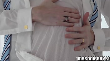 Master LeGrand Wolf command teen apprentice Jack Andram to come to him. LeGrand start touching and doing some ritual with Jack&#039_s body and rim his ass