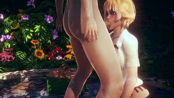 Hentai Uncensored 3D - Mari Blowjob and Anal - Japanese Asian Manga Anime Film Game Porn