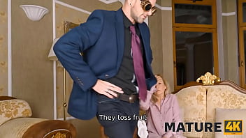 MATURE4K. Middle-aged porn actress tries hand at being bonked by the guys