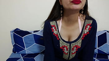 Indian close-up pussy licking to seduce Saarabhabhi66 to make her ready for long fucking, Hindi roleplay HD porn video