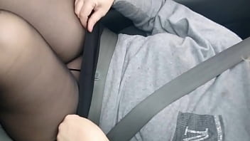 Business Style -Sexy legs in black tights