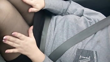 Business Style -Sexy legs in black tights