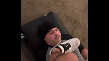 Foot worship domination with a straight alpha.