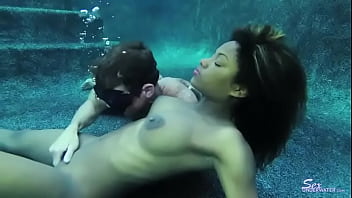 Lingerie Striptease Underwater pt1