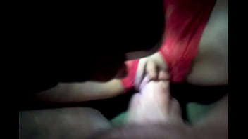 mana in red crotchless panties