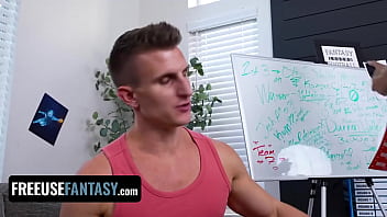 Lucky BF Gets His Free Use Fantasy With Alex Coal While She Gets Her Fantasy Football Draft Done
