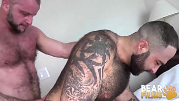 BEARFILMS Hairy Bear Atlas Grant Barebacked By Adam James