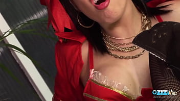 Horny sailor gets to fuck a brunette slut in various poses