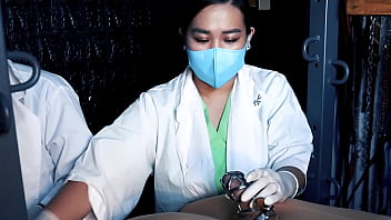 DominaFire Sadistic Nurse Sounding Chastity Slave