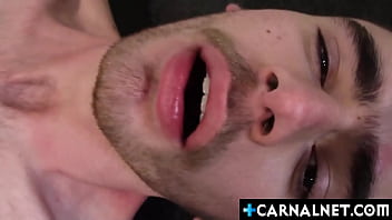 Anorectic amateur Aussie guys Angelo and Jamie J compare their impressive endowments and swordfight before sucking each other&#039_s cocks!