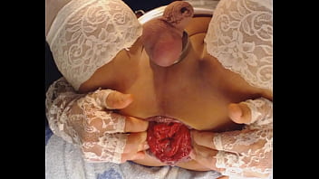 Horney Fun with Dildo Jamaica Hammer XXL, Prolapse