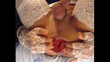 Horney Fun with Dildo Jamaica Hammer XXL, Prolapse