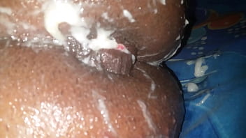 Self Anal fisting huge gapes anal creampie