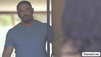 Asian trans analed her fat neighbor