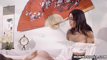 Vanessa Sky Natasha Nice and her stepdaughter Hazel Moore having a steamy romp for them all