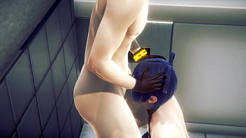 Genshin Impact Hentai - Xialing Blowjob in Japanese Toilet Uncensored - Japanese Asian Manga Anime Film Game Porn