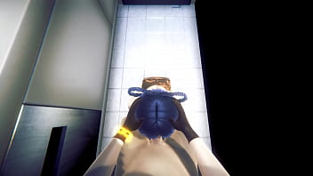 Genshin Impact Hentai - Xialing Blowjob in Japanese Toilet Uncensored - Japanese Asian Manga Anime Film Game Porn