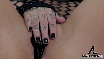 Wide Cock Alex Legend Wrecks Lily Lane'_s Pussy in Sexy Body Fishnets!