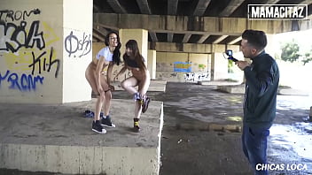 CHICAS LOCA - (Francys Belle, Luna Rival) - Hot Outside Lesbian Makeout For Stunning Young Babes