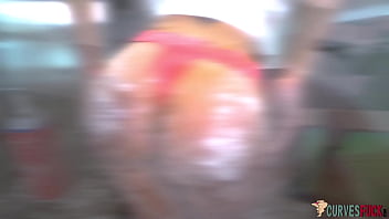 Victoria June Flour All Over Her Phat Ass And Massive Tits