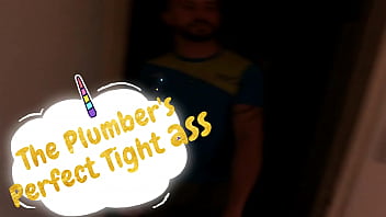 Amateur Dude Spread Plumber&#039_s Ass and Lay Down his - With Alex Barcelona