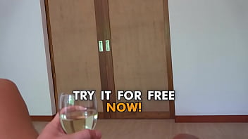 POV - Fucking sexy busty teen babe Kriss Kiss in POV style