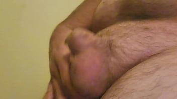 WOW! Poor guy tries to play with tiny amputated dick stump!