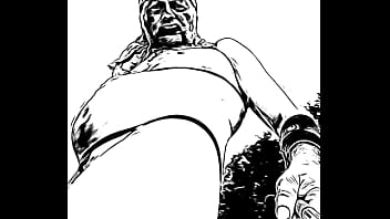 nudist stringfluencer going wild