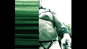 nudist stringfluencer going wild