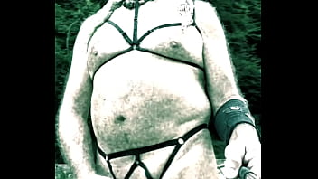 nudist stringfluencer going wild