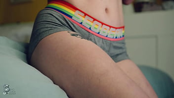 Stuffing, &amp_ Cumming With My Trans Roommate'_s Panties - extended teaser