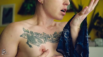 Stuffing, &amp_ Cumming With My Trans Roommate&#039_s Panties - extended teaser