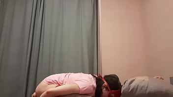 Sasha Earth sissy whore have sex with toy
