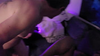 Sweetz riding and taking it deep from thick daddy. Cameraman gets in on the action deep throat cum shot surprise