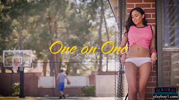 Latina babe Adriana Marie basketball fantasy leading to sex in public