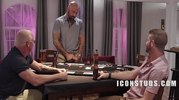 Poker Night Turns Into A Foursome