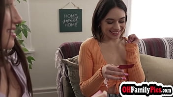 OhFamilyPies.com - Game of truth or dare with two teens Aria Valencia and horny Maya Woulfe