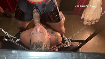 Muscle top Viktor Rom fucked me bareback in gay sex club. Big dick! Huge creampie! rough domination