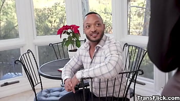 Transflick.com - Afternoon pantyhose delight for sexy TS babe Tori Easton and her boyfriend Dillon Diaz