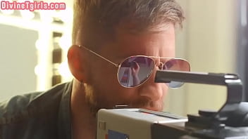 Redhead yoga TS bareback fucked by trainer after cocksucking