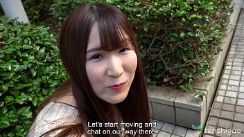 Cute and sexy amateur Japanese girl Manami Morishita shows off her lingerie and strips for us in couch casting first time on camera sex scened UNCENSORED pt1